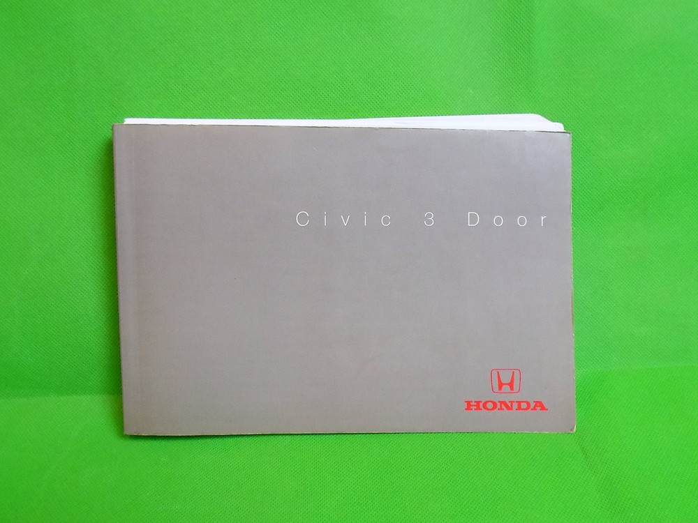 Honda Civic 2001 Owner Manuals + Case
