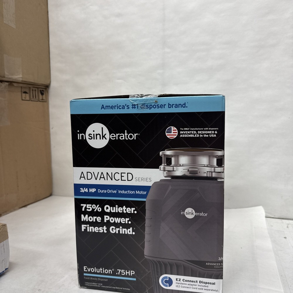 InSinkErator EVOLUTION 0.75HP 3/4 HP, Advanced Series EZ Connect Continuous F...
