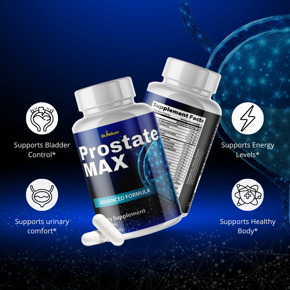 Prostate Max- Prostate Support- 3 Bottles- 180 Capsules