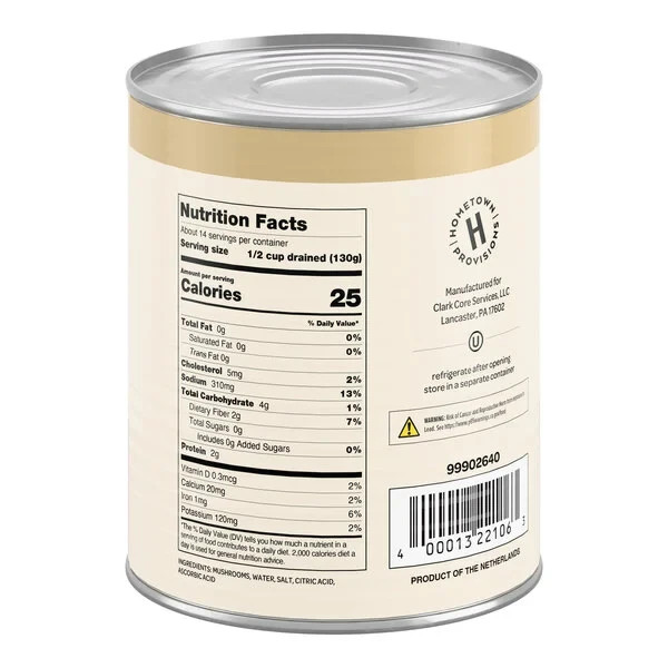 Mushroom Pieces & Stems - #10 Can - 6/Case