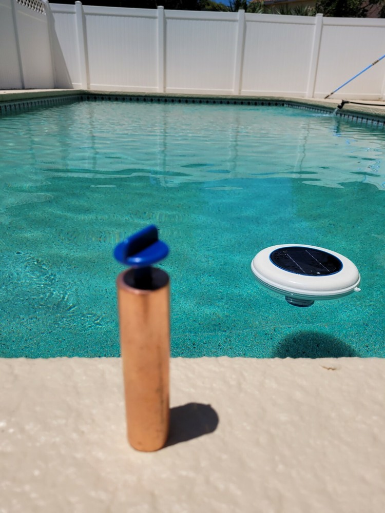 Replace 1 Copper Anode 450g - Wing Nut - Solar Pool Ionizer Universal