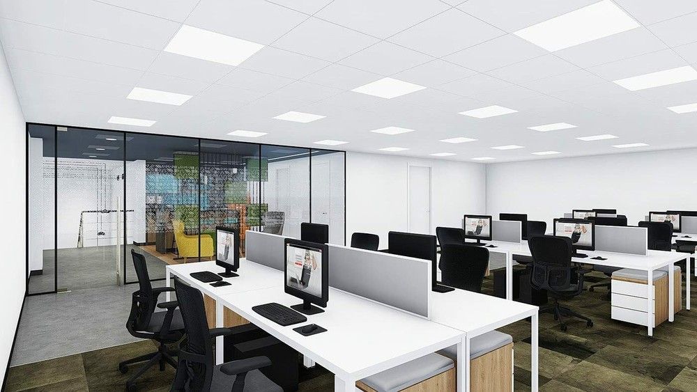 4-Pack 2x4 Flat Panel LED Light 72W 65K 9000lm High Brightness Energy Efficient