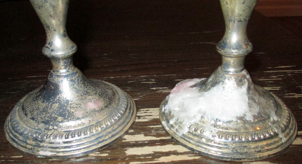 (2) Empire Sterling Weighted Candle Holder pair