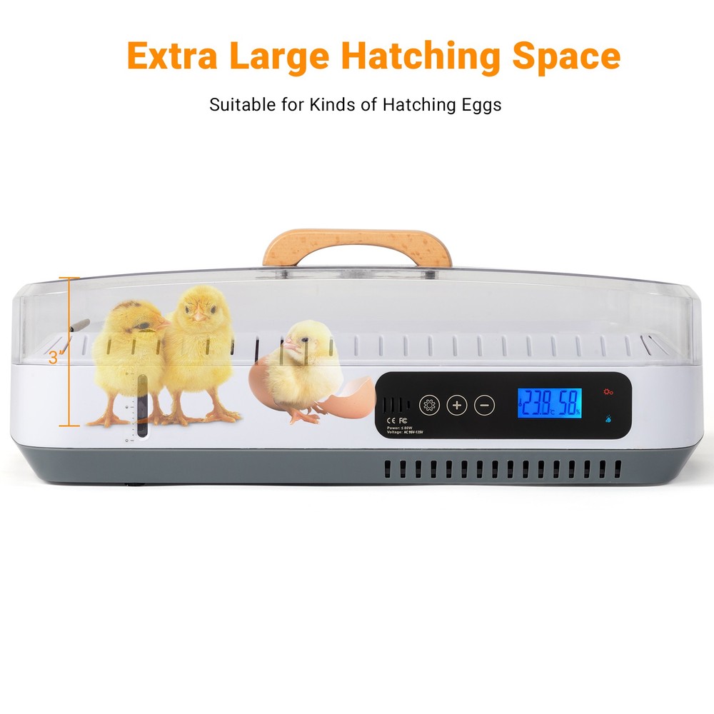 35 Egg Incubator with Automatic Egg Turning, Temperature and Humidity Control