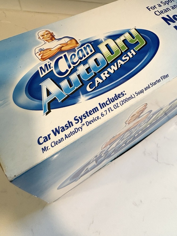 Mr. Clean AutoDry Car Wash System With Starter Soap & Filter