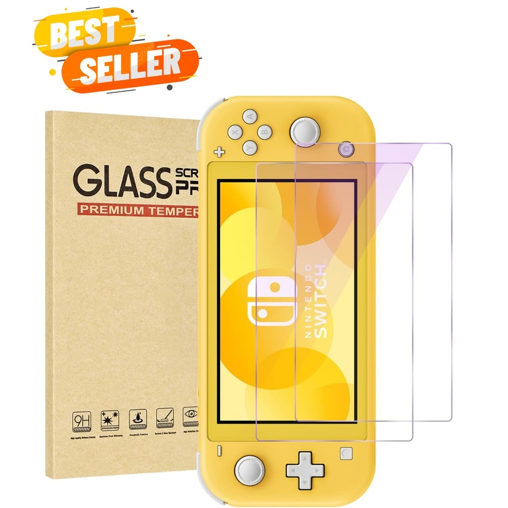 Blue Light Blocking Screen Protectors for Switch Lite 5.5” - 9H Hardness