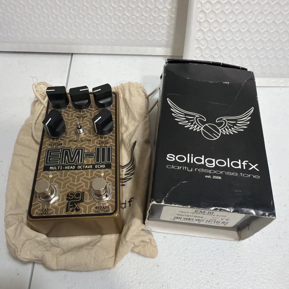 SolidGoldFX EM-III Multi-Head Octave Echo Pedal