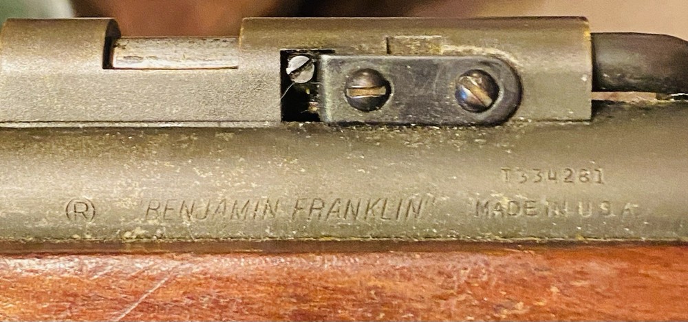 VINTAGE Benjamin Franklin Model 342 BB Air Rifle Needs Seals? Weak Pump
