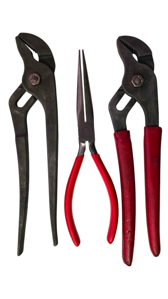 Snap On Tools plier set. Two 91ACP & 597CP