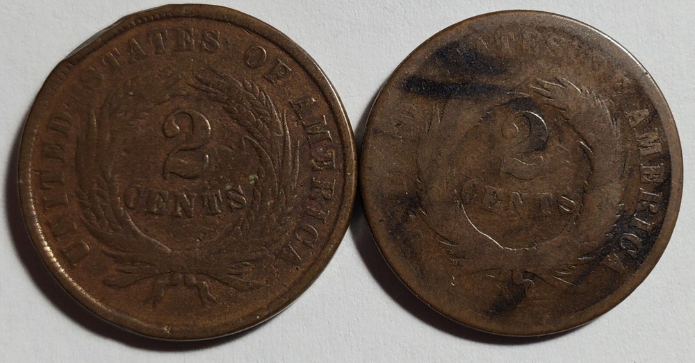 U.S. Two Cent Piece Lot