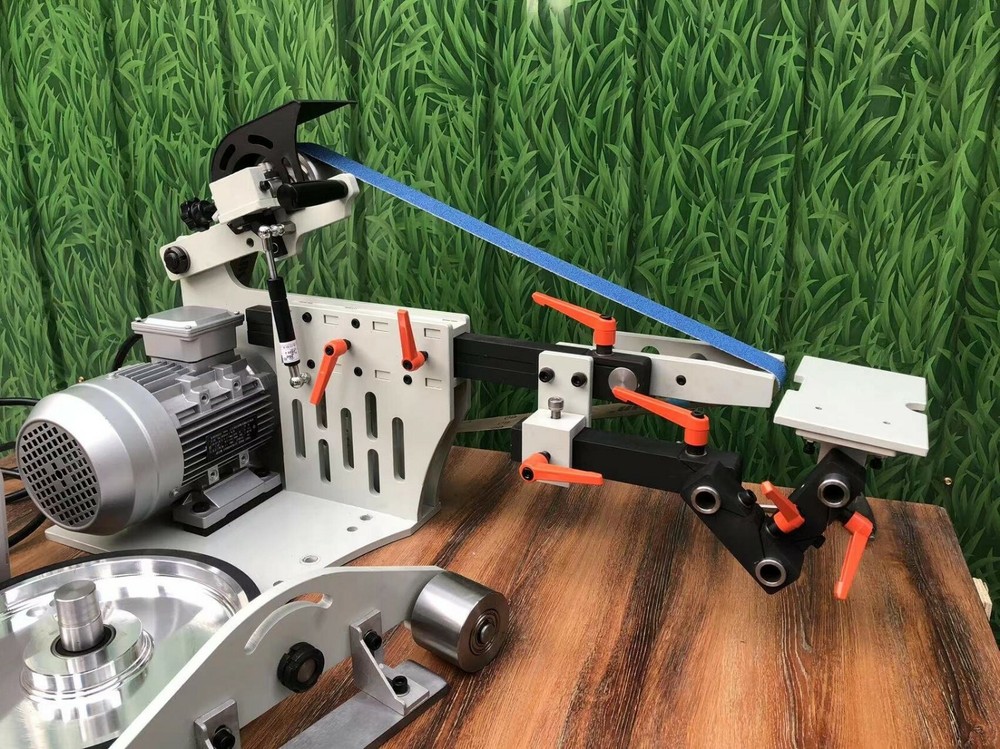 1 PC Multi-function 72"x2" Variable Speed Belt Sander Knife Grinder 220V 2 Stand