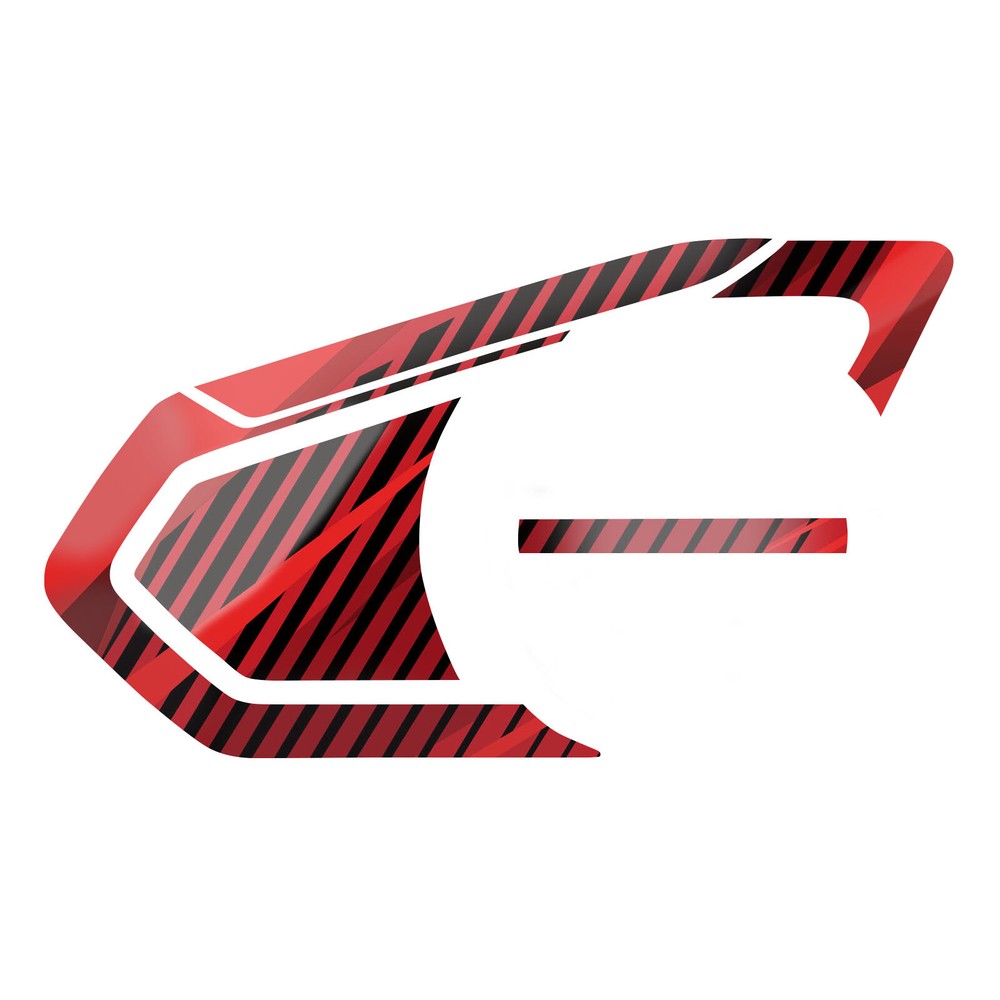 Red Gradients Device Surface Sticker For SENA 50S Intercom x1