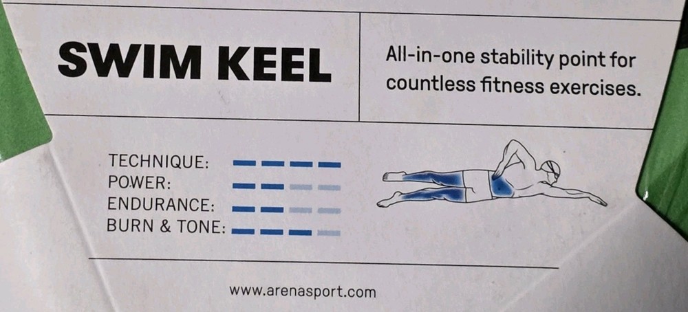 Arena Swim Keel Multipurpose Training Tool Kickboard Pullbuoy *NEW W/ TAGS*