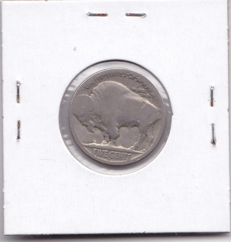 1918-S Buffalo Nickel Acid Dated L3