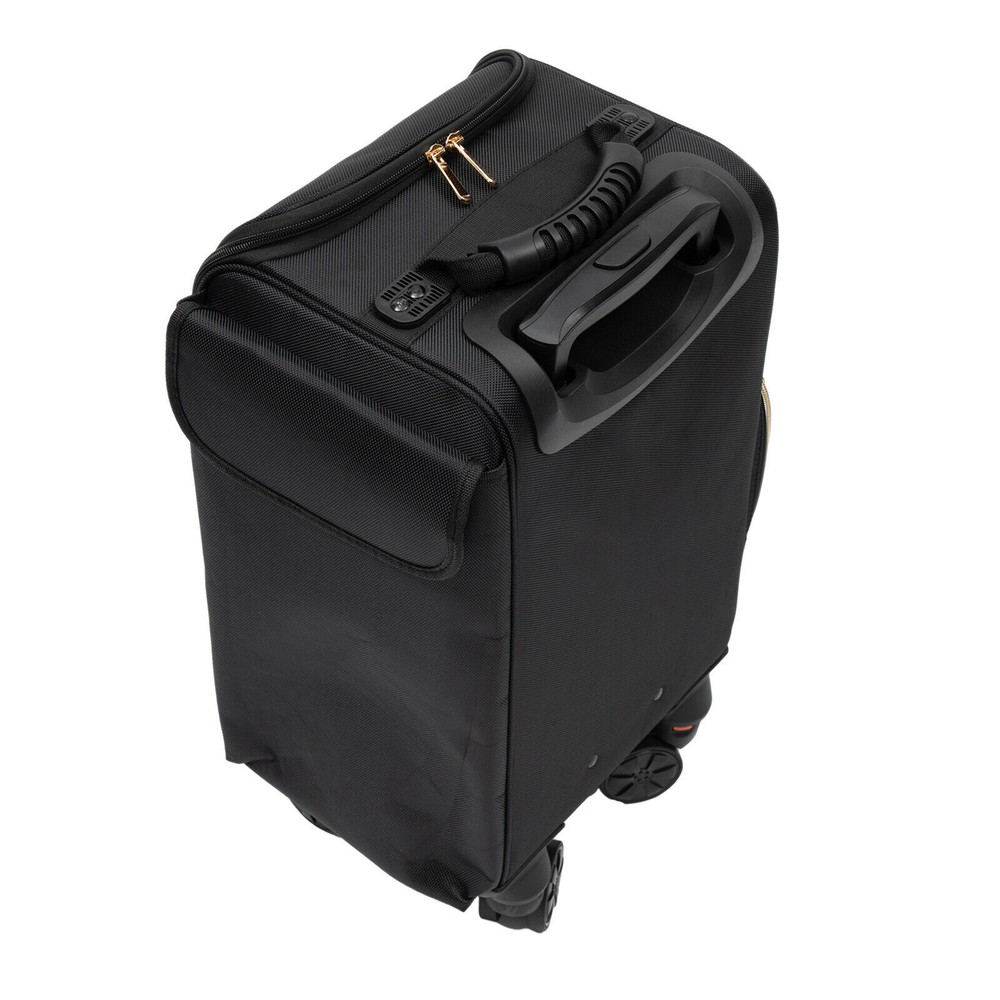 Professional Makeup Case Rolling Makeup Train Case Cosmetic Storage Organizer US