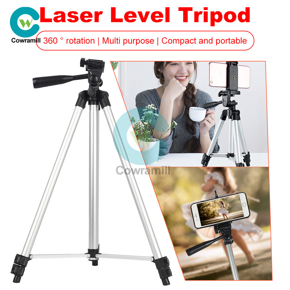 Multi function Travel Camera Tripod 110cm/150cm Adjustable Laser Level Tripod