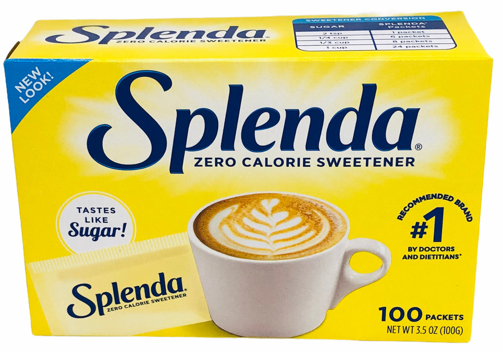Splenda Zero Calorie Sweetener 100 Packets 3.5 oz