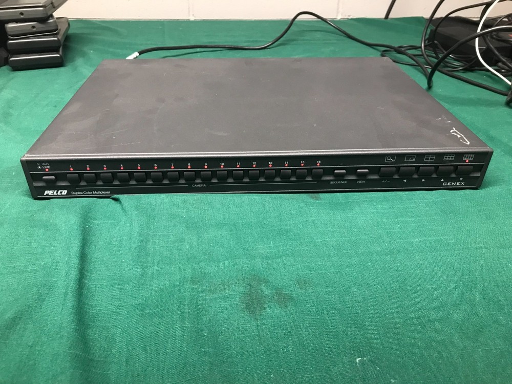 PELCO GENEX 16 Channel Security Camera Duplex Color Multiplexer - Model MX4016CD