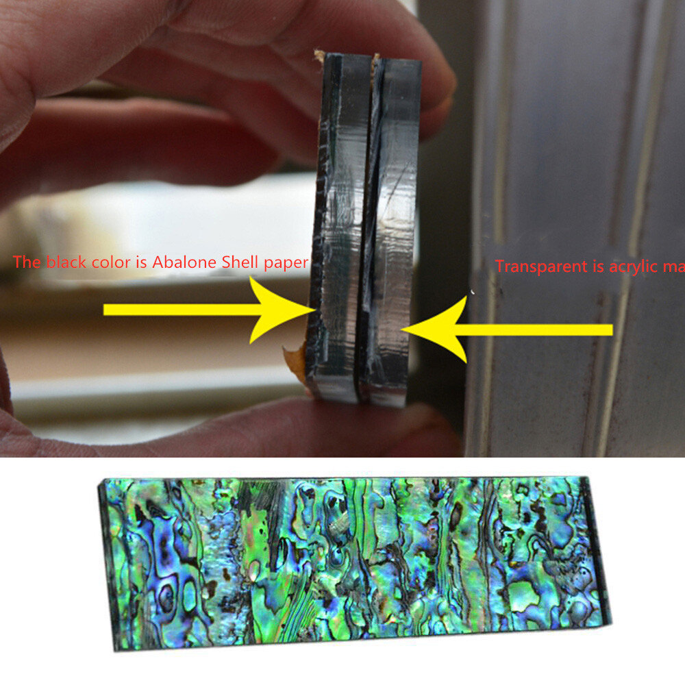 Abalone Shell Knife Handle Acrylic Scale Slabs Material DIY Making Knives Plate