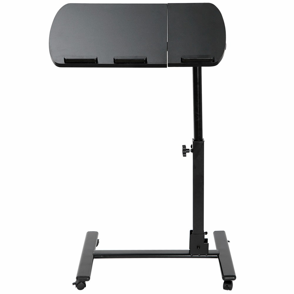 Rolling Laptop Desk Over Sofa Angle Height Adjustable Bed Notebook Table Stand