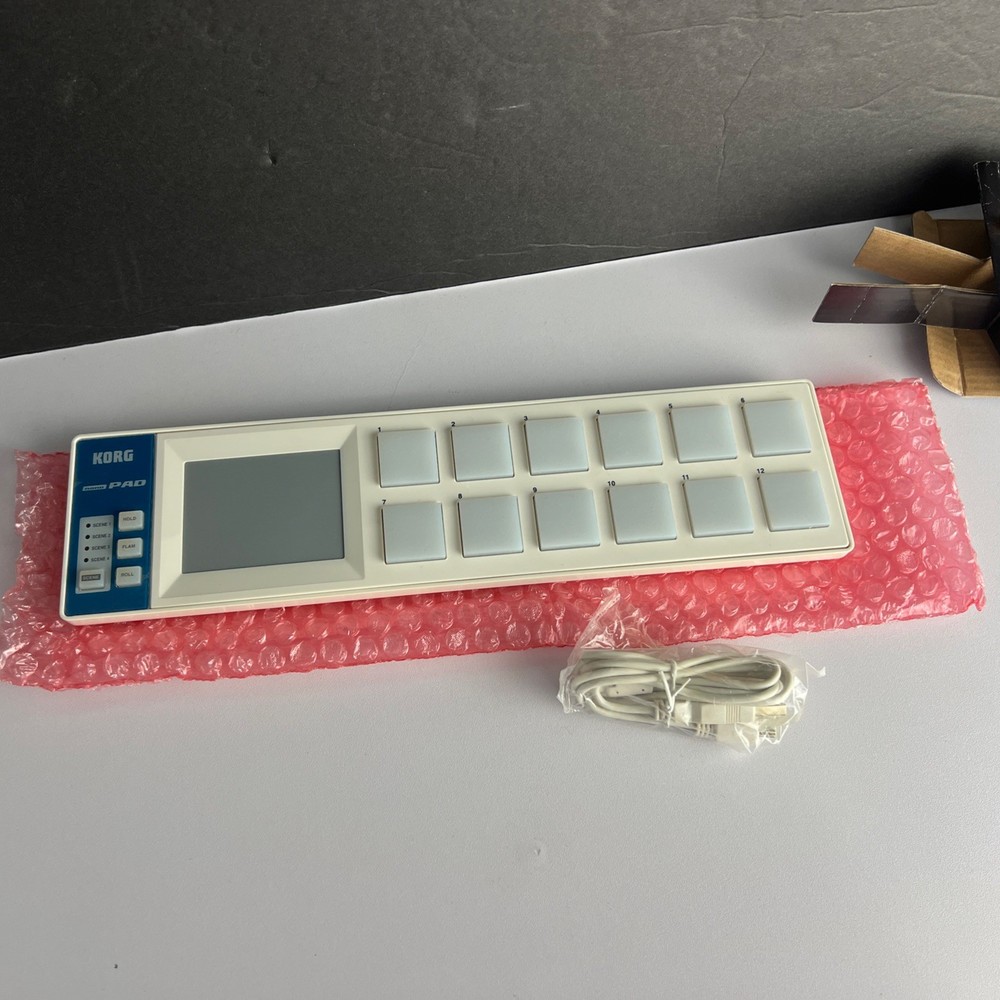 Korg nanoPAD USB Drum Controller White