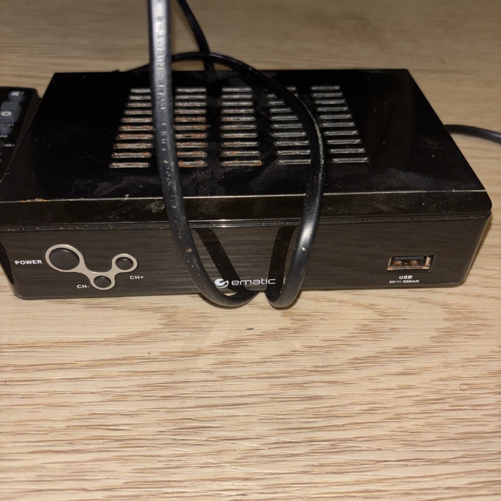 📺 Ematic Digital Converter Box AT103B + USB Recorder & Remote