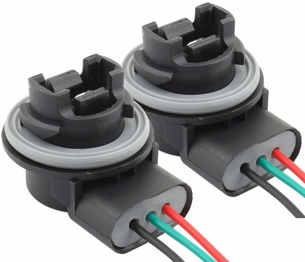 Universal Pigtail Wire Female Socket 3157 S Two Harness Front Turn Signal Park
