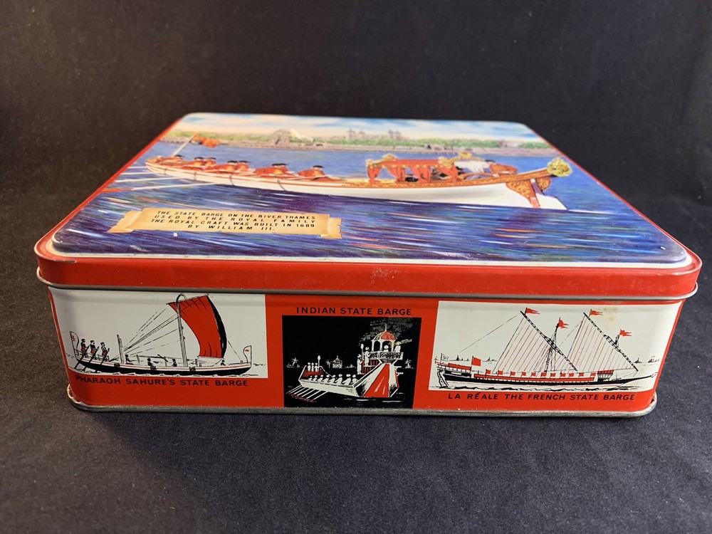 Vintage “The State Barge on the River Thames” Tin