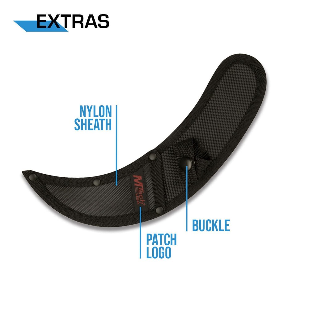 New Mtech Karambit Fixed Blade Red Fixed Blade Knife MT-20-76GLX