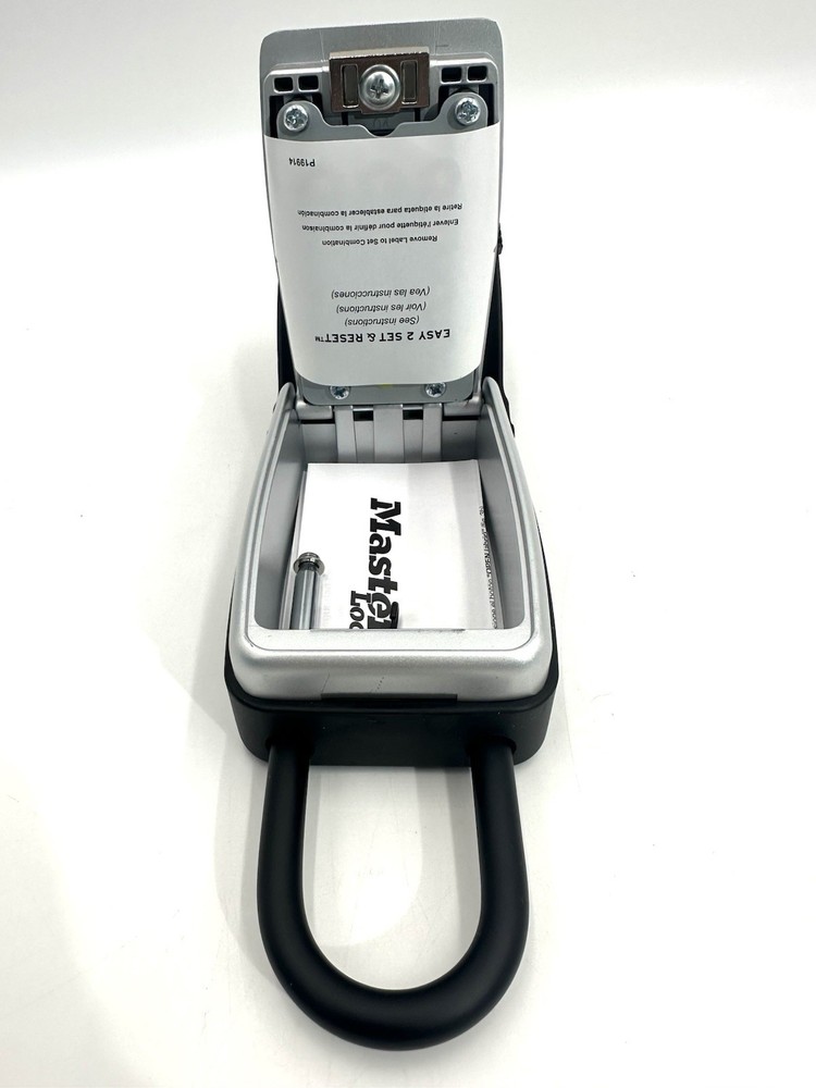 Master Lock Lock Box Combination Push Button Portable Key Safe New Open Box