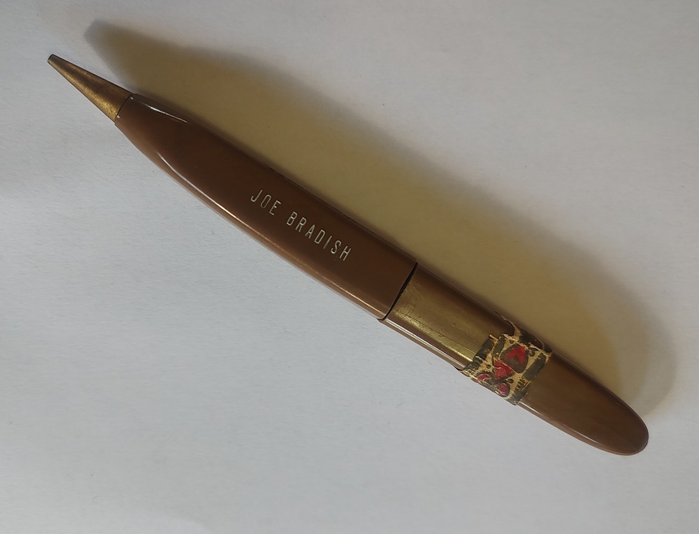 Vintage Cigar Shaped Advertising Mechanical Pencil