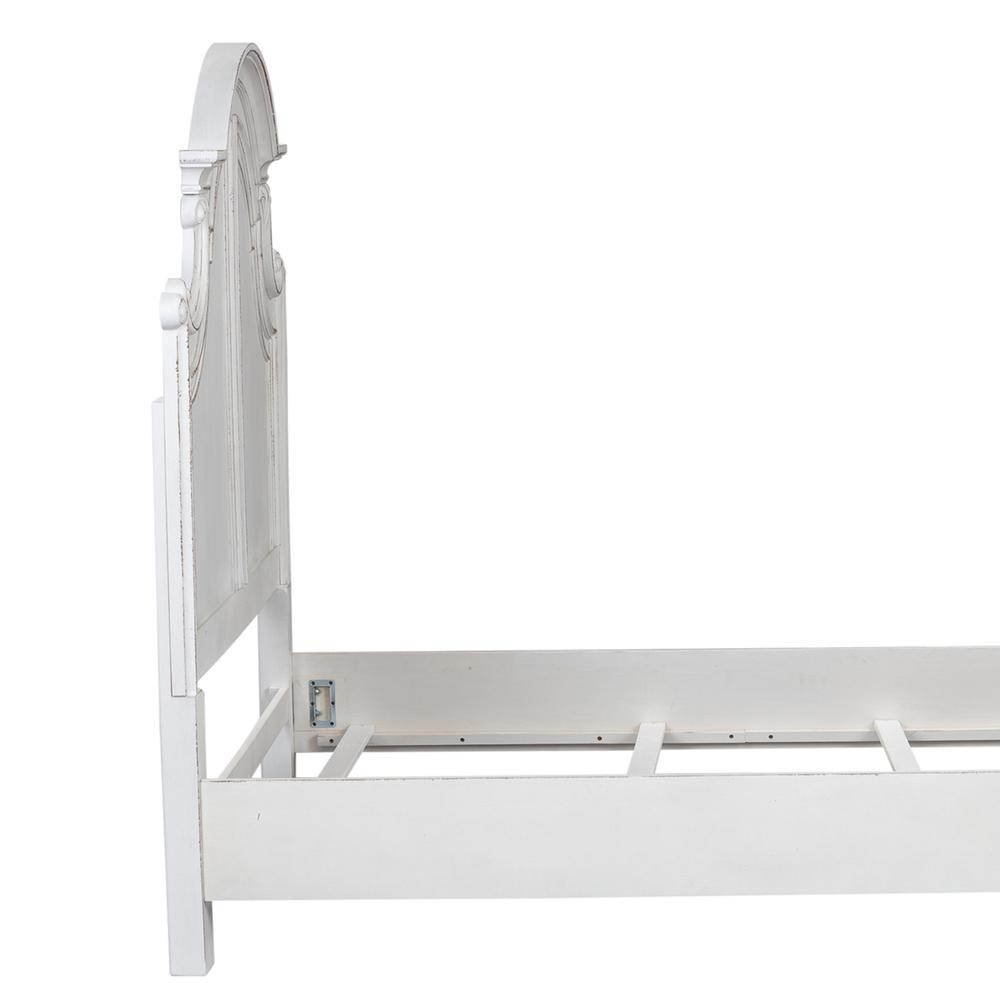 Magnolia Manor King Panel Headboard in Antique White