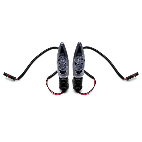 Motorcycle Turn Signal Lights, 2009-2016 Front LED Indicators Blinker Light