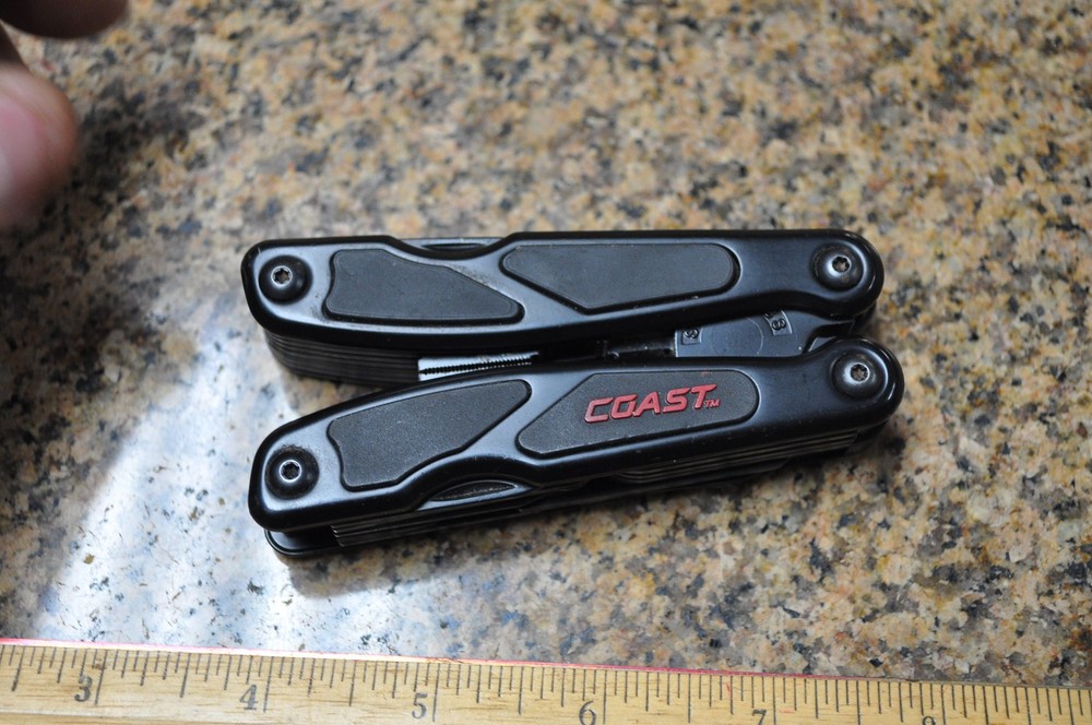 Coast LED135 Micro Pliers Multi-Tool Functions With Dual LED Lights used see pic