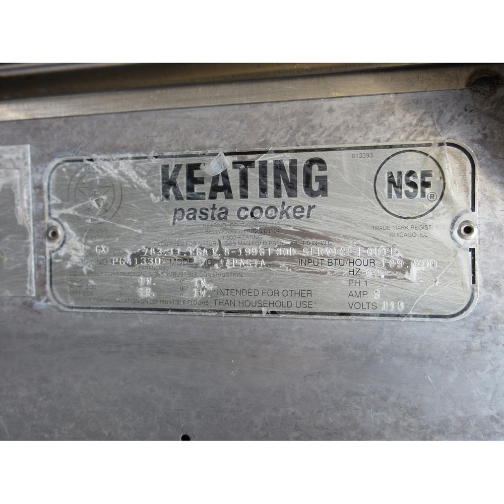 Keating Pasta Cooker & Holding Station