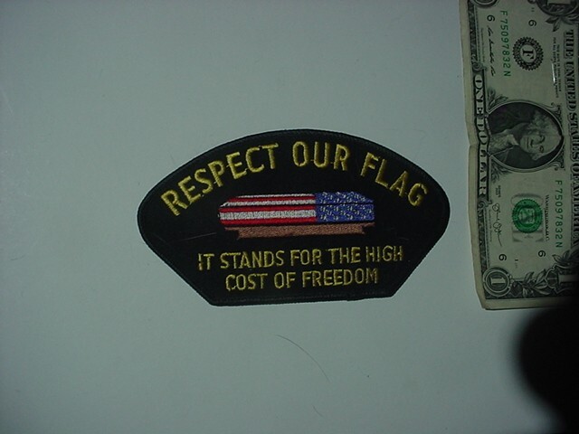 Patch - RESPECT OUR FLAG