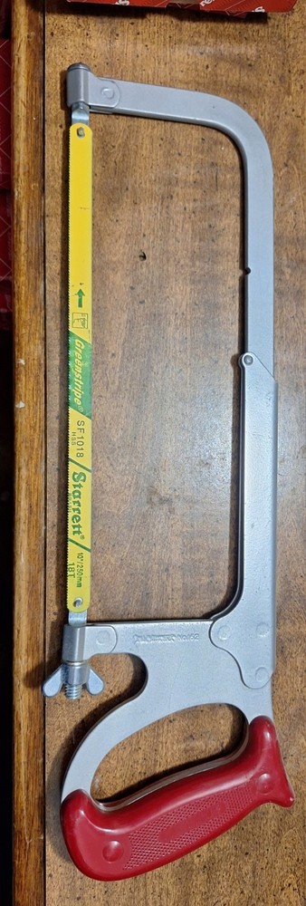 STARRETT K152 Hacksaw Frame, Adjustable, Heavy Duty, Closed Grip