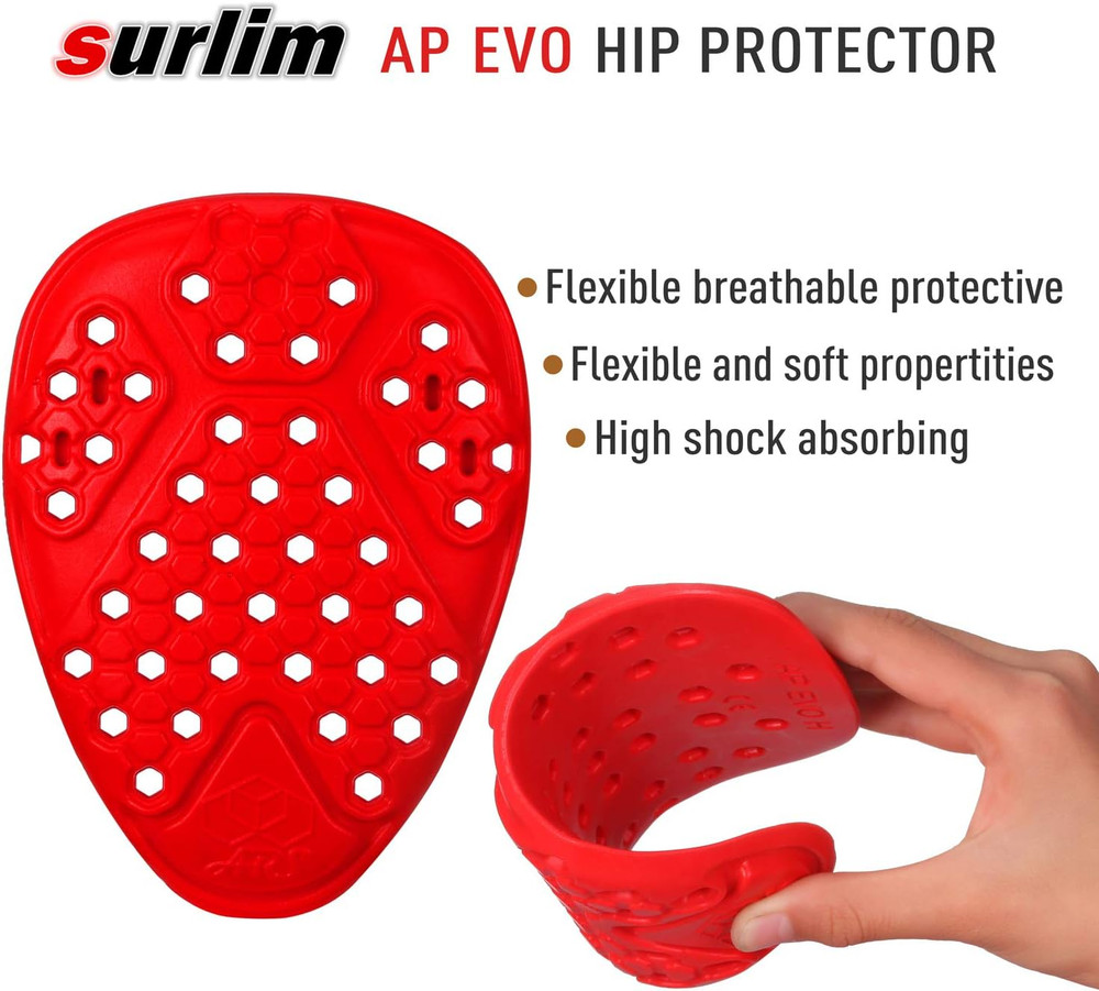 Hip Protector CE Insert Armor Motorcycle Pants Replacement Pads Pair