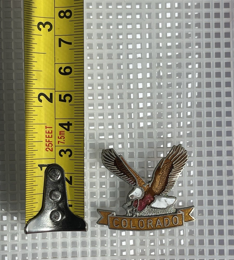Colorado Eagle hat pin, lapel