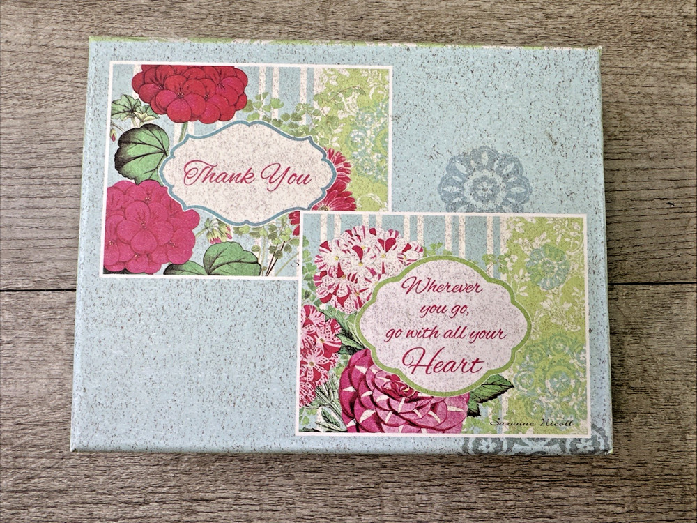 Lang Blush Notecard Set 12 Count w/Envelopes NEW Multicolor
