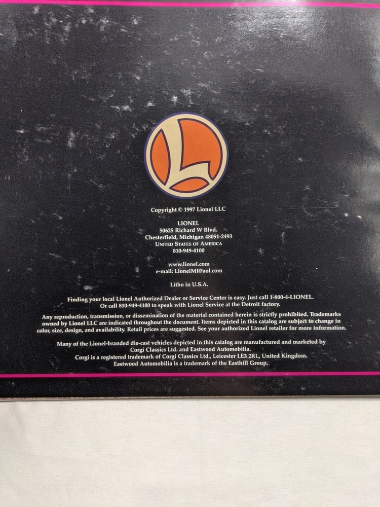 Lionel Classic 1997 Train Catalog
