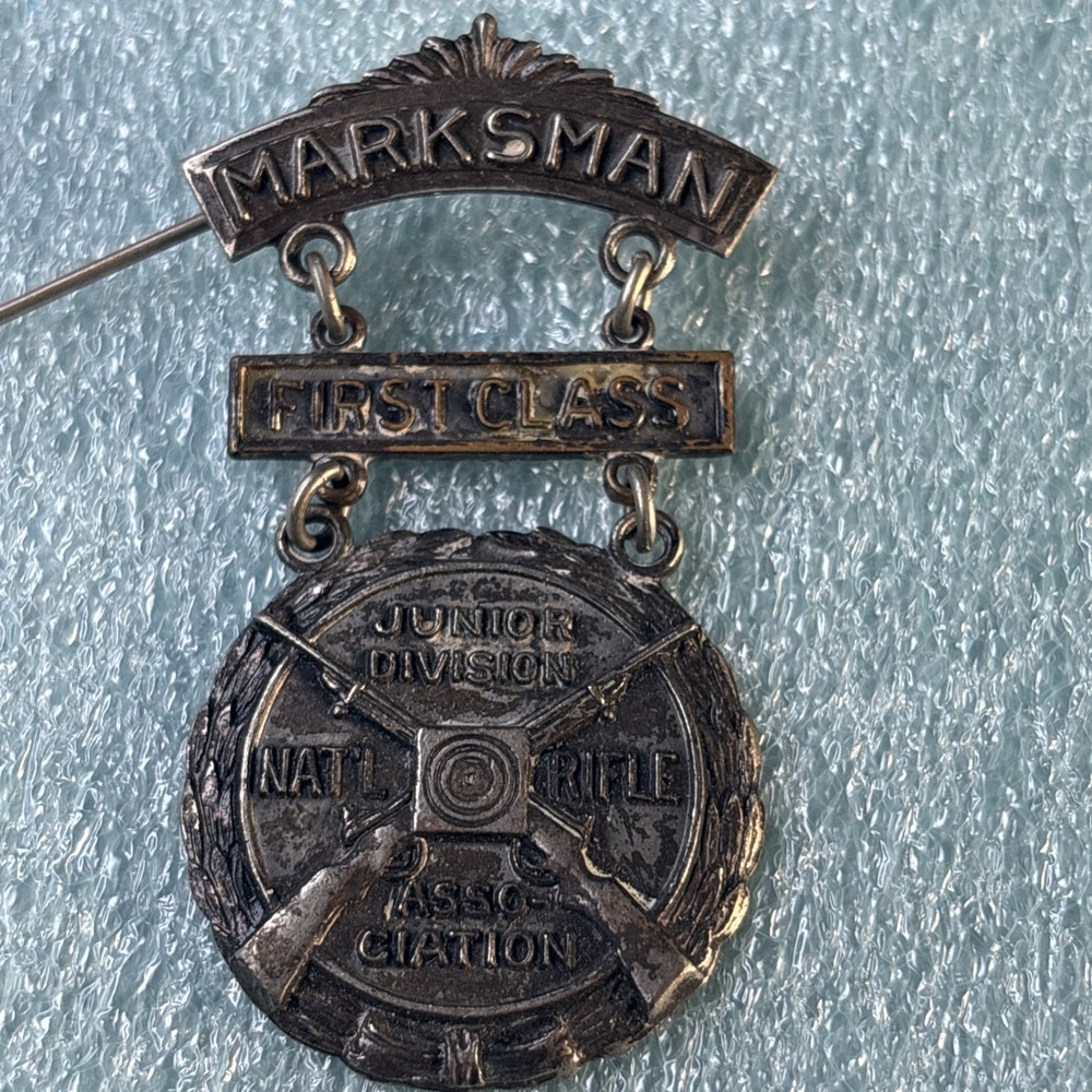 Vintage NRA Junior Marksman First Class Medal