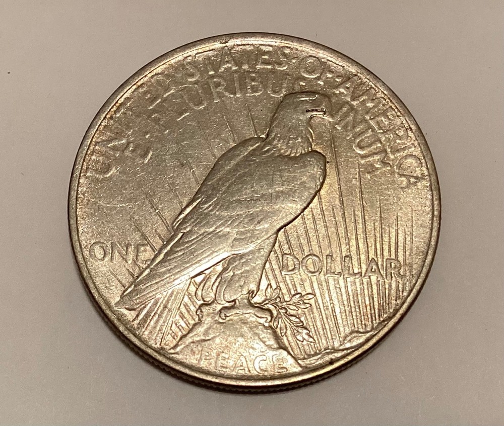 1922 Peace Silver Dollar Coin Circulated