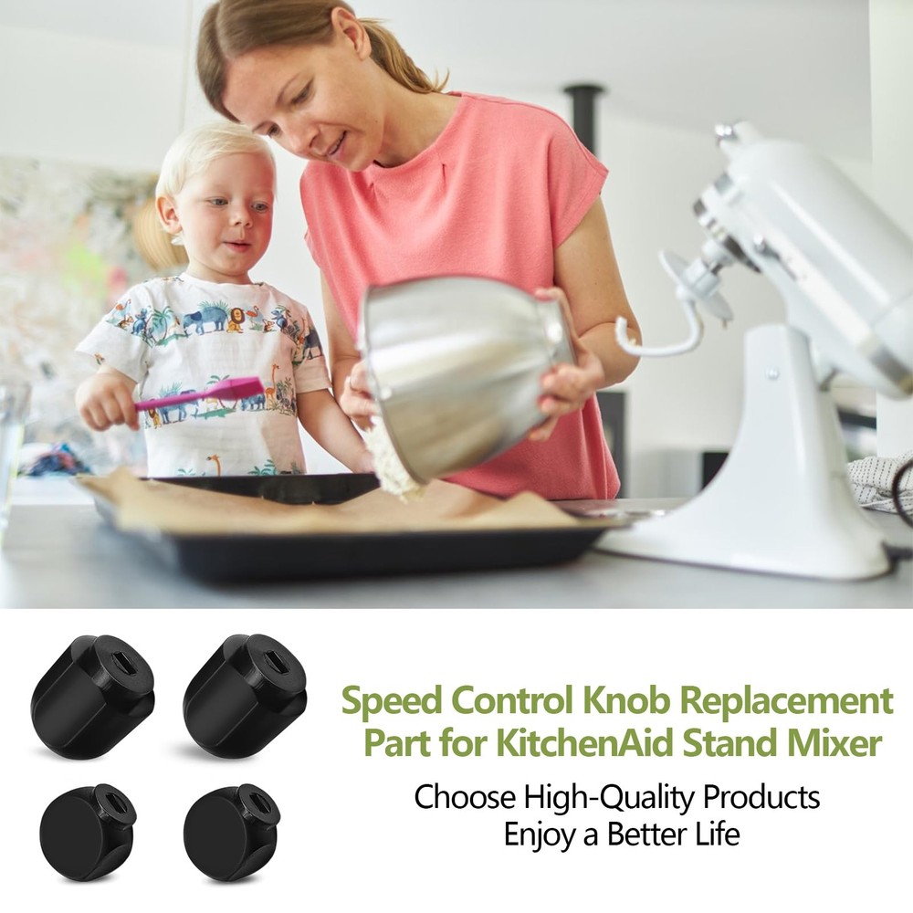 Speed Control Knob Replacement Part for KitchenAid Stand Mixer - for Lock Lev...
