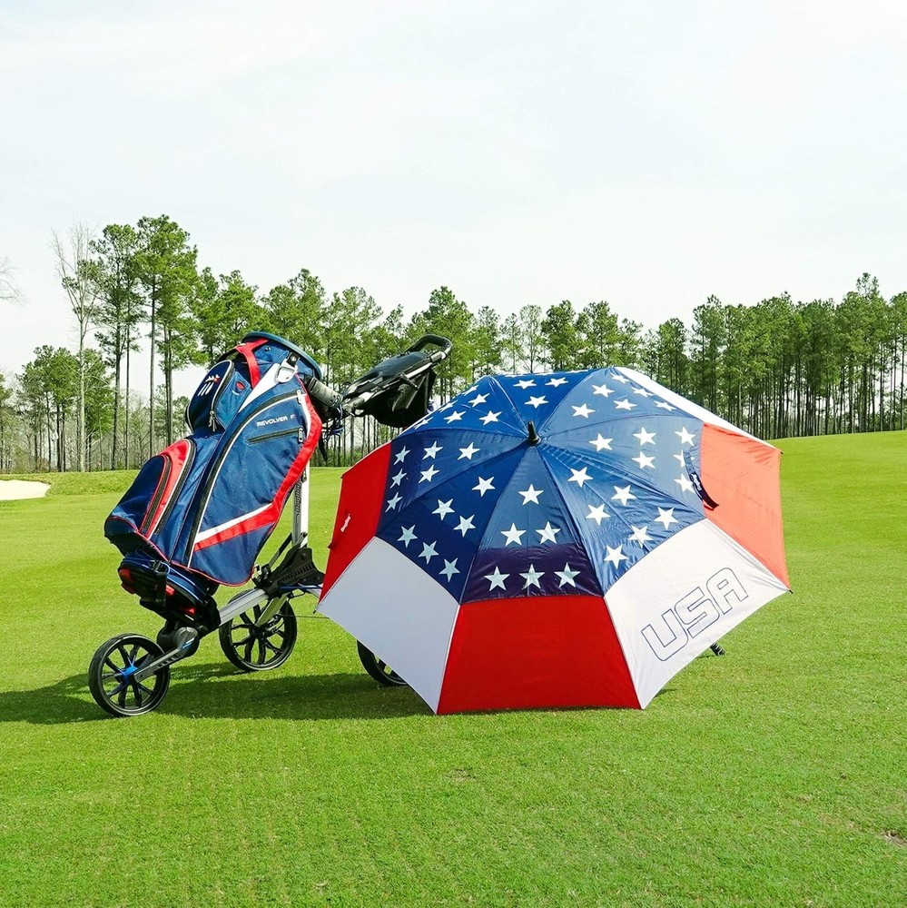 Patriotic Golf Umbrella, 62" Diameter