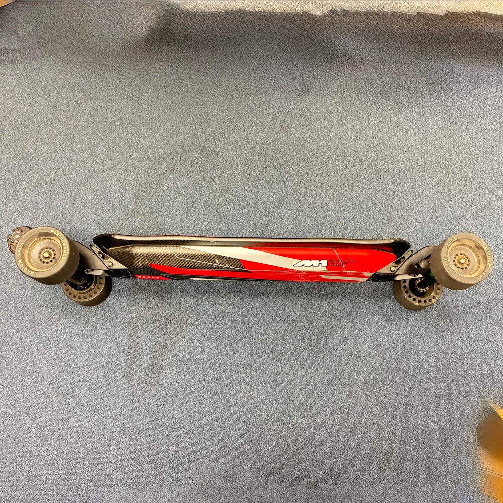 Radium Mach One Longboard 39/100 Red with Cables and Controller