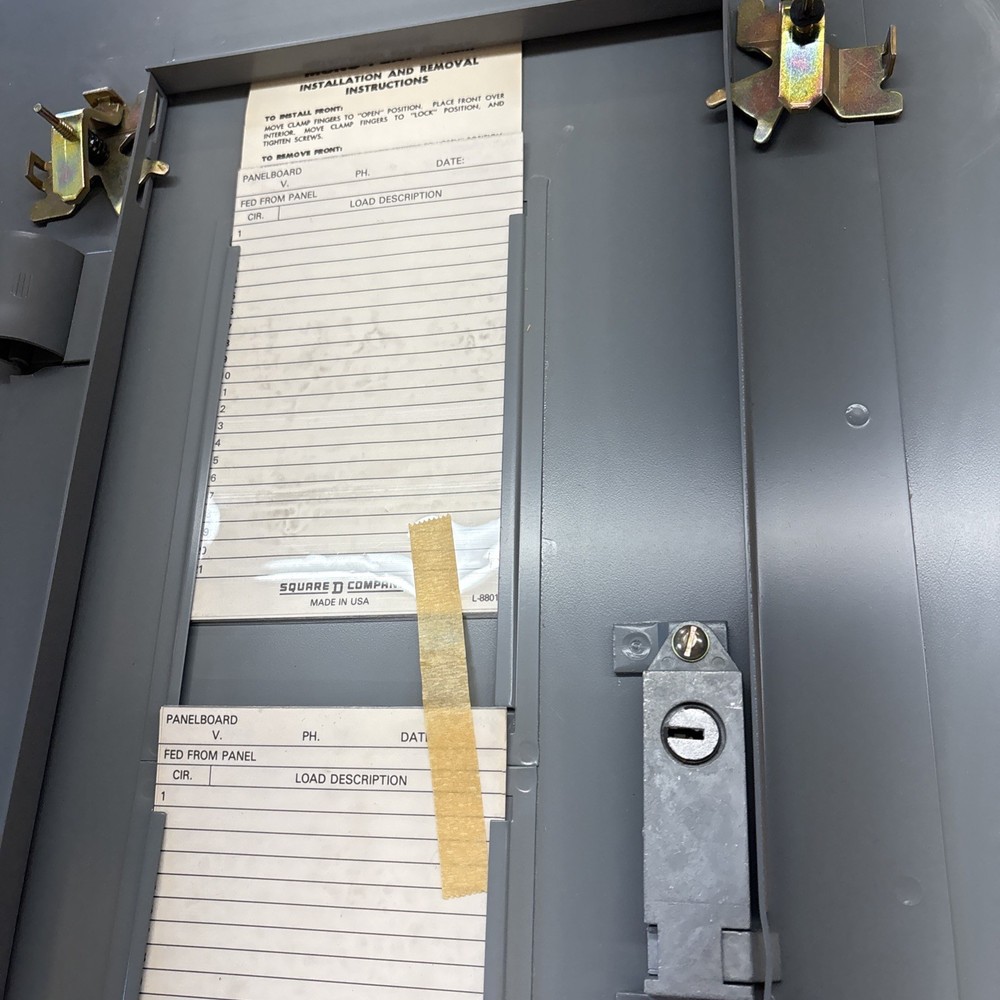 Square D MSC29TS Panel board Cover & 100 Amp Interior for NQOB Panel boards