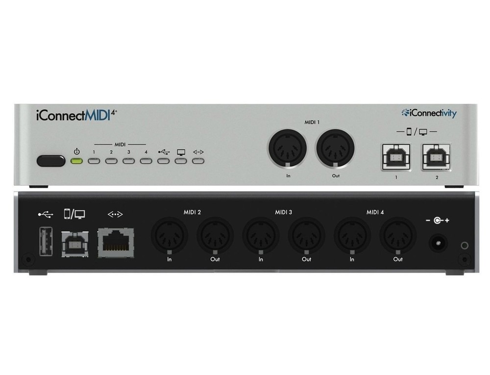 iConnectivity iConnectMIDI 4+ 4-Channel MIDI Interface #56882