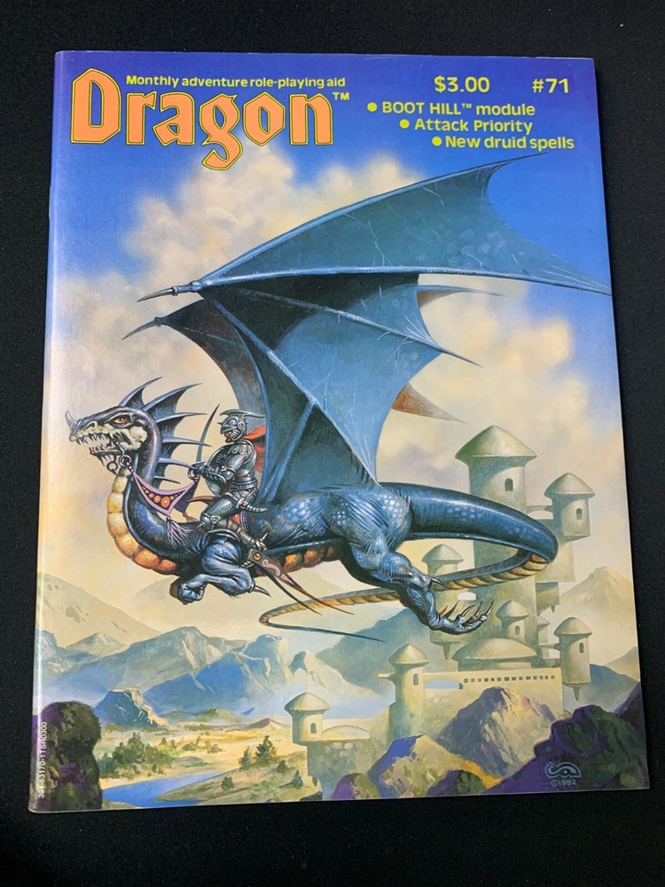 Dragon Monthly Role-playing Adventure Guide #71 1983