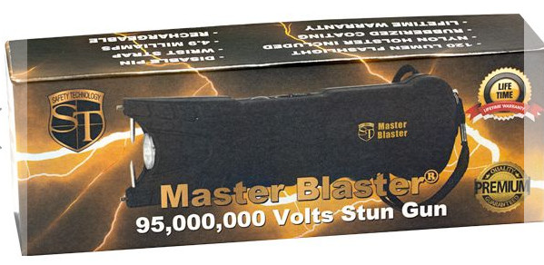 master blaster flashlight with Disable Pin Wrist Strap